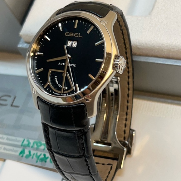 Ebel Classic Hexagon Automatic watch with power reserve. Mens style - Picture 3 of 10